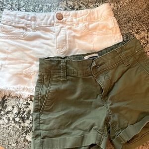 Two Pairs of shorts size 7